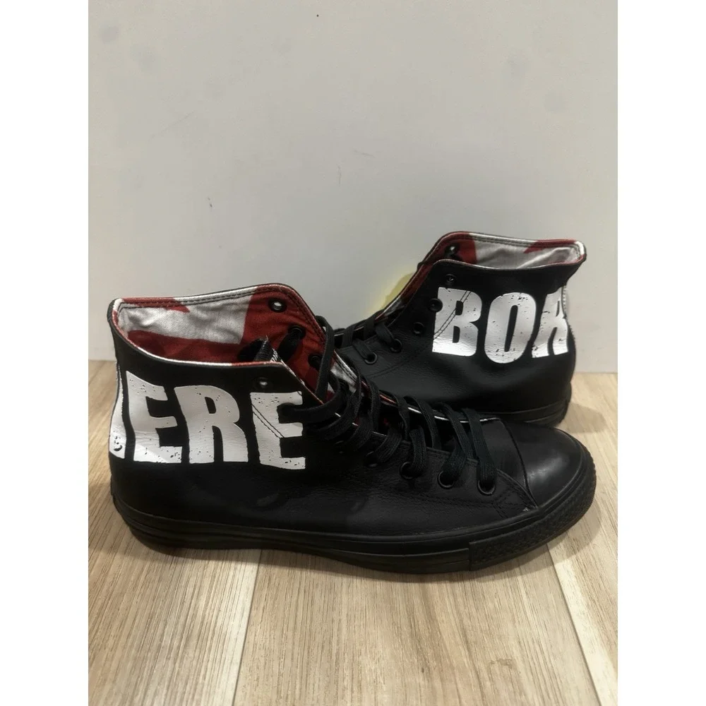 Converse All Star Sex Pistols Boredom/Nowhere Chuck Taylor Sneakers Sz. 11.5 NEW